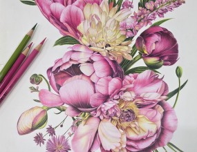 수강생 작품!정말 대단한 작품 입니다!긴 시간동안 열공하셔서 완성했습니다~짝짝짝!!!자세히 보세요~넘~~~ 예쁜 작품 입니다~수요일  취미반/ 자격증반 수시 등록받고있습니다~